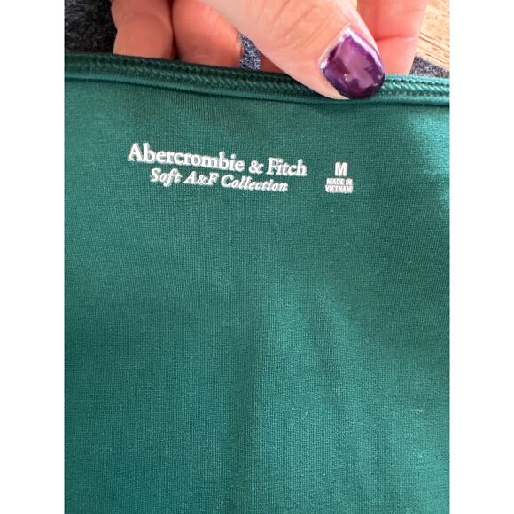 Abercrombie Women's Soft Square Sweetheart Long Sleeve Bodysuit, M, NWOT - Picture 3 of 6